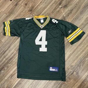 Vintage 90s Reebok Brett Favre Green Bay Packers Jersey Mens M NFL Football